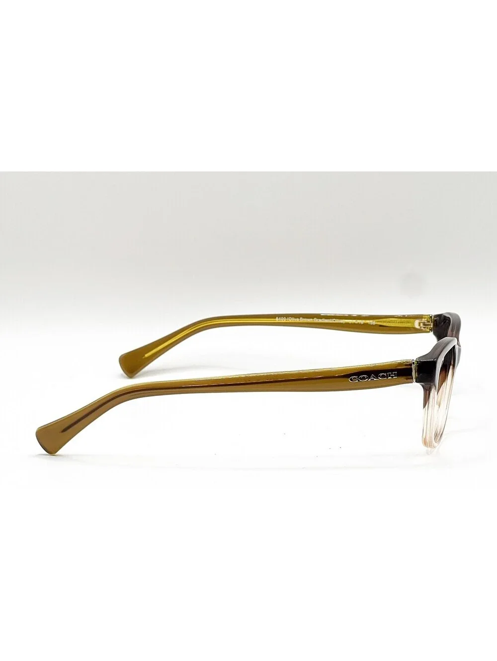 Coach HC 6089 5400 Transparent Olive Gradient Eyeglass Frames 51-16-135